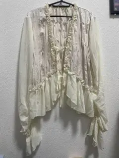 Y2K フェアリーグランジ　ストリート　シフォンカーディガン