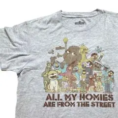 美品✨️SESAME STREET セサミオールスター Tシャツ グレー Lのサムネイル