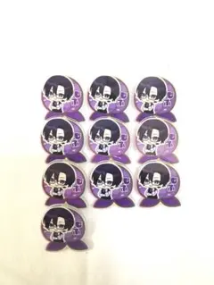 カラフルピーチ　もふ　ガチャガチャ　アクリルクリップ