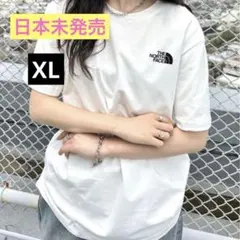 【新品】ノースフェイスロゴ Ｔシャツ 半袖 白XLホワイトレーベル