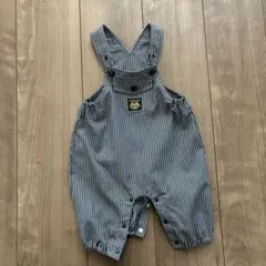 ストライプ柄サロペット　70〜80