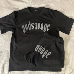godsavage Tシャツ ショートパンツ セットアップ godsavage Tシャツ ショートパンツ セットアップ M 袋付き - メルカリ
