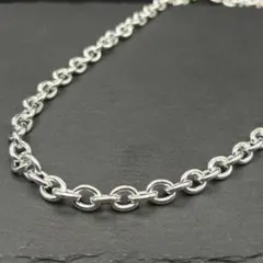 【高品質】ヴィンテージ シルバー 925 ネックレス チェーン 喜平 シンプル