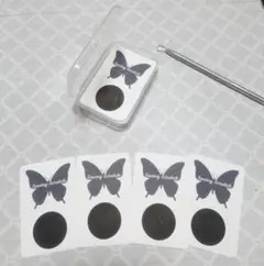 Savingスクラッチ モノトーンシリーズ バタフライデザイン