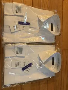 【新品】ホワイト ドレスシャツ 39-88トップバリュー　2枚セット