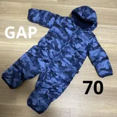 ギャップ　スノーウェア　雪遊び　防寒　恐竜 カバーオール　ダウン　ジャンプスーツ