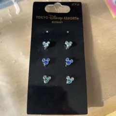 TOKYO DISNEY RESORT ディズニーリゾートミッキー ピアス3ペア