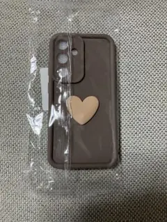 Galaxy S24 スマホケース (茶)未使用品