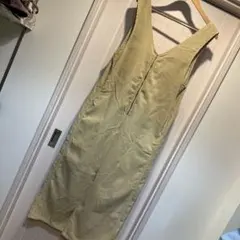 Lee x VIS ベージュ コーデュロイ　オールインワン