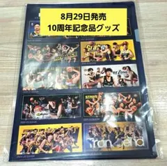 【新品】宇都宮ブレックス 10周年クリアファイル5種＋ステッカー　未開封