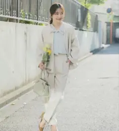 coca コカ　ベージュ セットアップ ３点セット