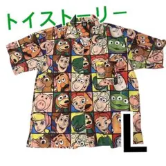 トイストーリー キャラクター柄 Tシャツ L