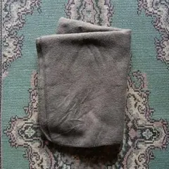 無印良品 MUJI フリースブランケット ダークベージュ 毛布 膝掛け