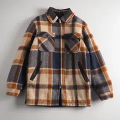 ウールリッチ　USA製　TALONジップ　ウールジャケット　裏地ボア　美品