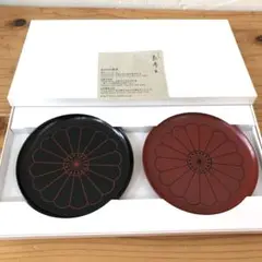 京都　平安　象彦　縁高　盆　溜色　かすみ盆　二枚 重箱・道具類 – 象彦 公式オンラインショップ