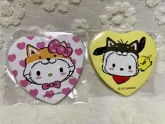 【新品未開封品】シークレット缶バッジ⭐︎ハローキティ＆ポチャッコ