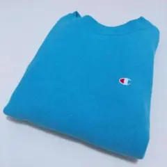 【90s USA製】Champion リバースウィーブ 水色 レアカラー M