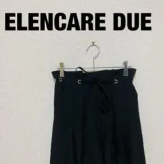 【ELENCARE DUE エレンカーレデュエ】ワイドパンツ　ブラック