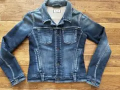 YANUK ダークブルー デニムジャケットヤヌーク ジージャン　XS