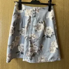 evelyn 花柄 前ボタン スカート エブリン