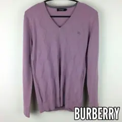 美品 BURBERRY BLUE LABEL長袖ニット アーガイル柄 サイズ2