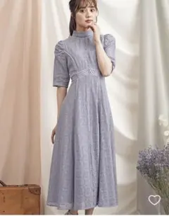 Noela パイピングレースドレス　結婚式　パーティドレス