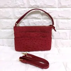 ロダニア RODANIA 3way オーストリッチ ハンドバッグ