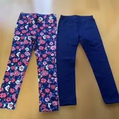 新品　2本セット　GYMBOREE ボトムスセット 4T 花柄/無地　ジンボリー