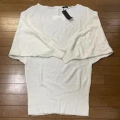 【新品未使用】VINO ROUGE ホワイト 長袖ニットセーター