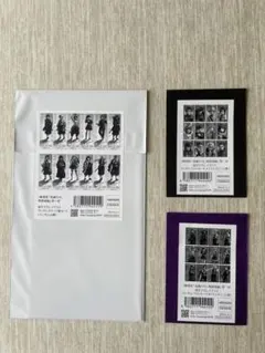 鬼滅の刃 描き下ろし　ランダムチケット風　フォトカードA/B 3点セット　未開封