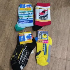 プラレール 新幹線デザイン靴下セット 16-18cm まとめ売り