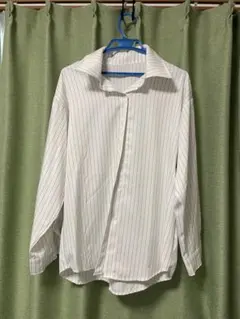 【美品】Dazy ホワイトストライプ 長袖シャツ