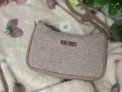 ピンクハウス⭐︎PINKHOUSE⭐︎お花コサージュ付きミニポーチ⭐︎自宅保管品