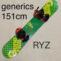 Generics the Earth 151cm RYZ バインディング　セット 2026年最新】generics スノーボードの人気アイテム - メルカリ