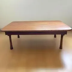 三越家具 ブルージュ USEDバタフライ ダイニングテーブル 机 ラタン