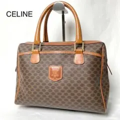 良品　CELINE セリーヌ マカダム柄　ハンドバッグ　ミニボストン