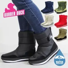 ラバーダック　スノーブーツ　RUBBERDUCK ブラック 24cm