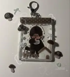 トレカケース レジンデコ ハンドメイド 硬質ケース ウィッシュコア きのこ