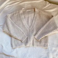 イーハイフンワールドギャラリー　ゆる編みニットカーディガン