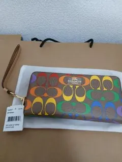 超美品 コーチ COACH 長財布 ラウンドファスナー 11-25112505 - メルカリ