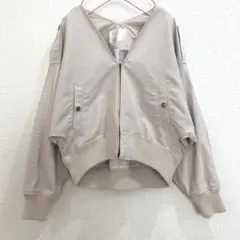 ブルゾン　ジャンバー　socolla ベージュ