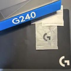 ロジクール G240 マウスパッド クロス表面 黒ロゴ