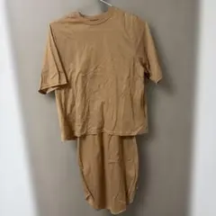 little suzie バックオープン 半袖 Tシャツ ブラウンのサムネイル