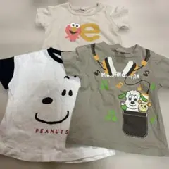 いないいないばあ、エルモ、スヌーピーTシャツ 90cm 、95cmのサムネイル