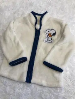 スヌーピー フリースアウター 80