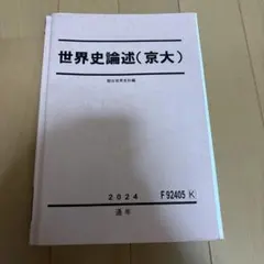 駿台 東京大学 東大世界史論述対策 テキスト 状態良 2024 通年 018S0D 駿台 東京大学 東大世界史論述対策 テキスト 状態良 2024 通年