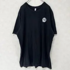 USA古着 RPI 記念Tシャツ カレッジロゴ 半袖 黒 バックプリント XL