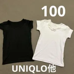 UNIQLO ヒートテック他 半袖インナー 2枚セット 100cm