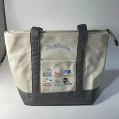 サンリオ　しまむら　はぴだんぶい　トートバッグ　グレー