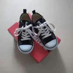 【美品】CONVERSE ALL STAR キッズスニーカー ブラック　18cmのサムネイル
